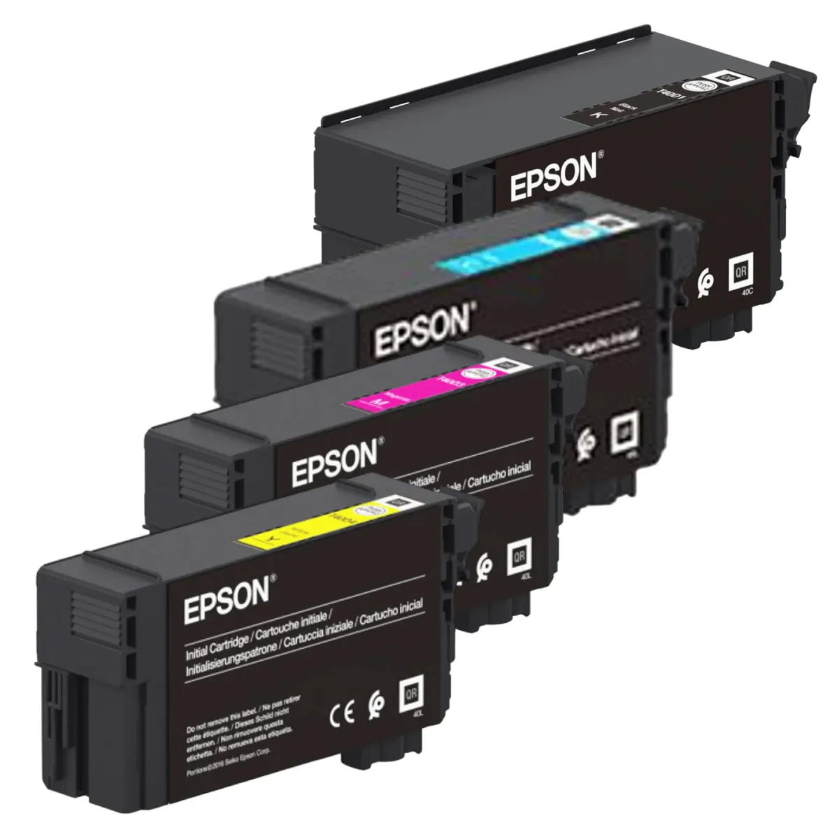 Epson T40D1 / T40D2 / T40D3 / T40D4 Tinten Sparset schwarz, cyan, magenta, gelb (4 Stück)