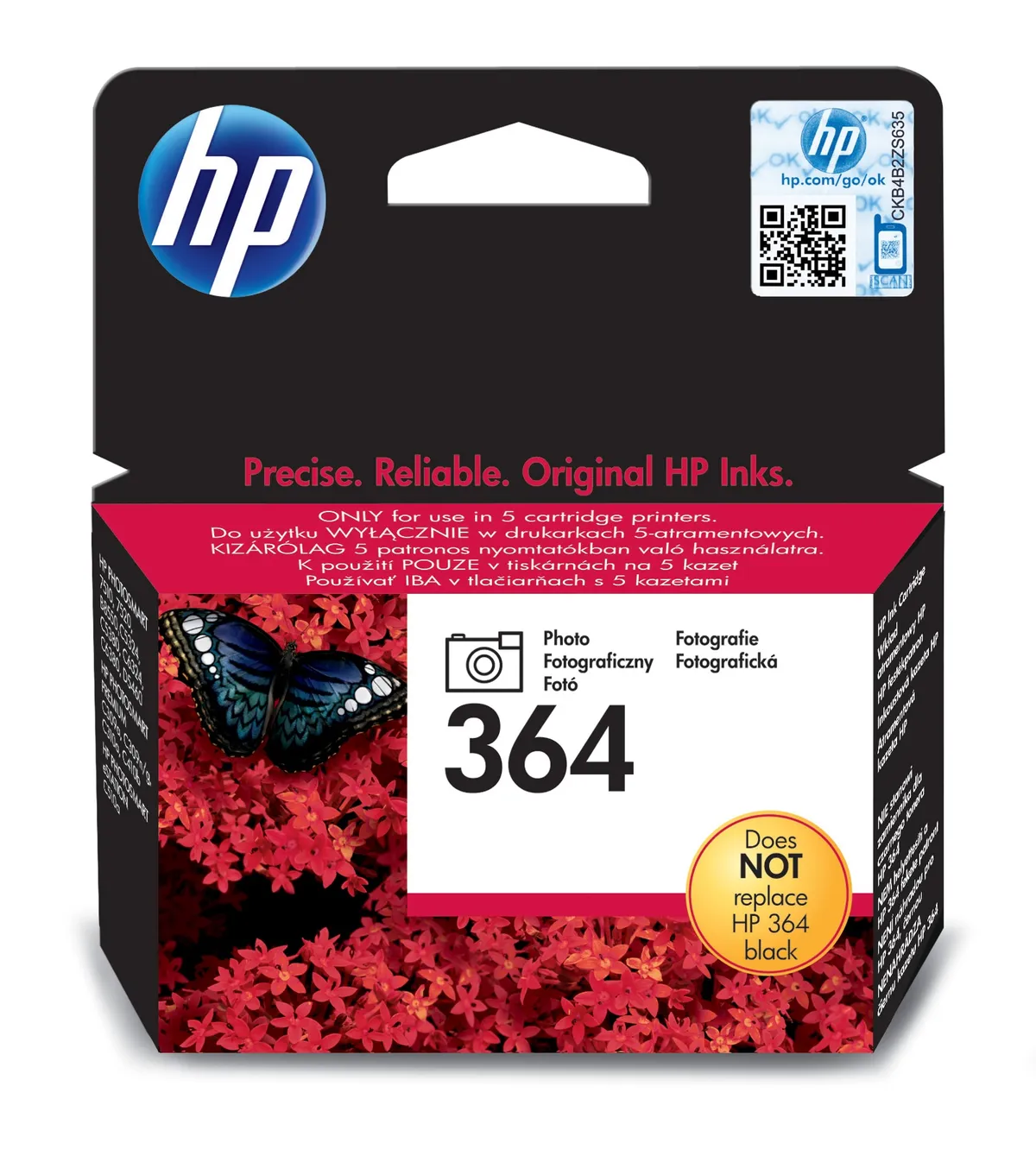 HP 364 / CB317EE Tinte photo schwarz HP 364 / CB317EE Tinte photo schwarz