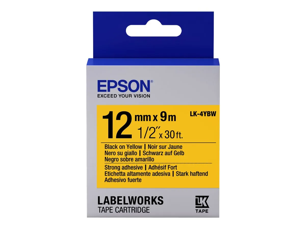 Epson LK-4YBW / C53S654014 Farbband /Farbrolle schwarz, gelb