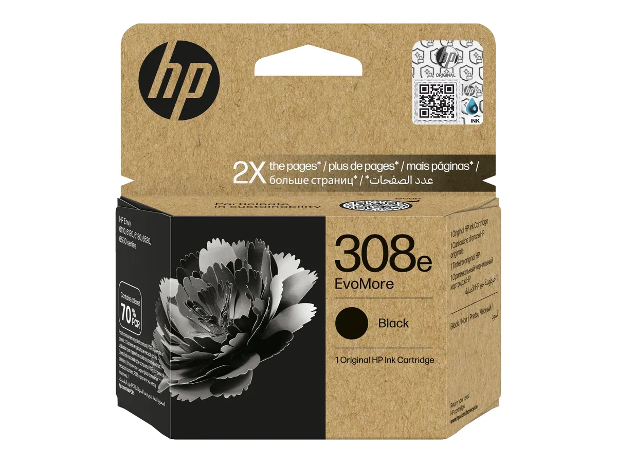 HP 308E / 7FP22UE Tinte schwarz