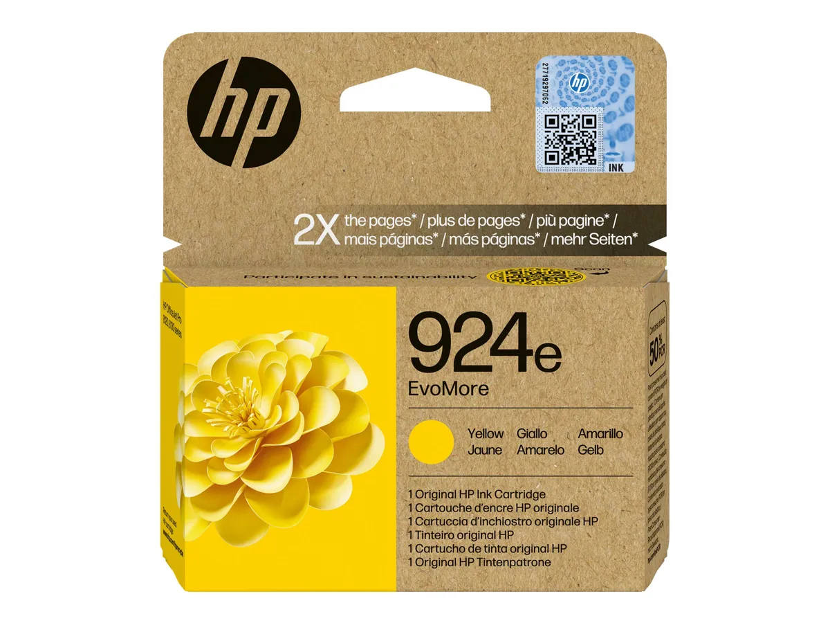 HP 924e / 4K0U9NE Tinte gelb