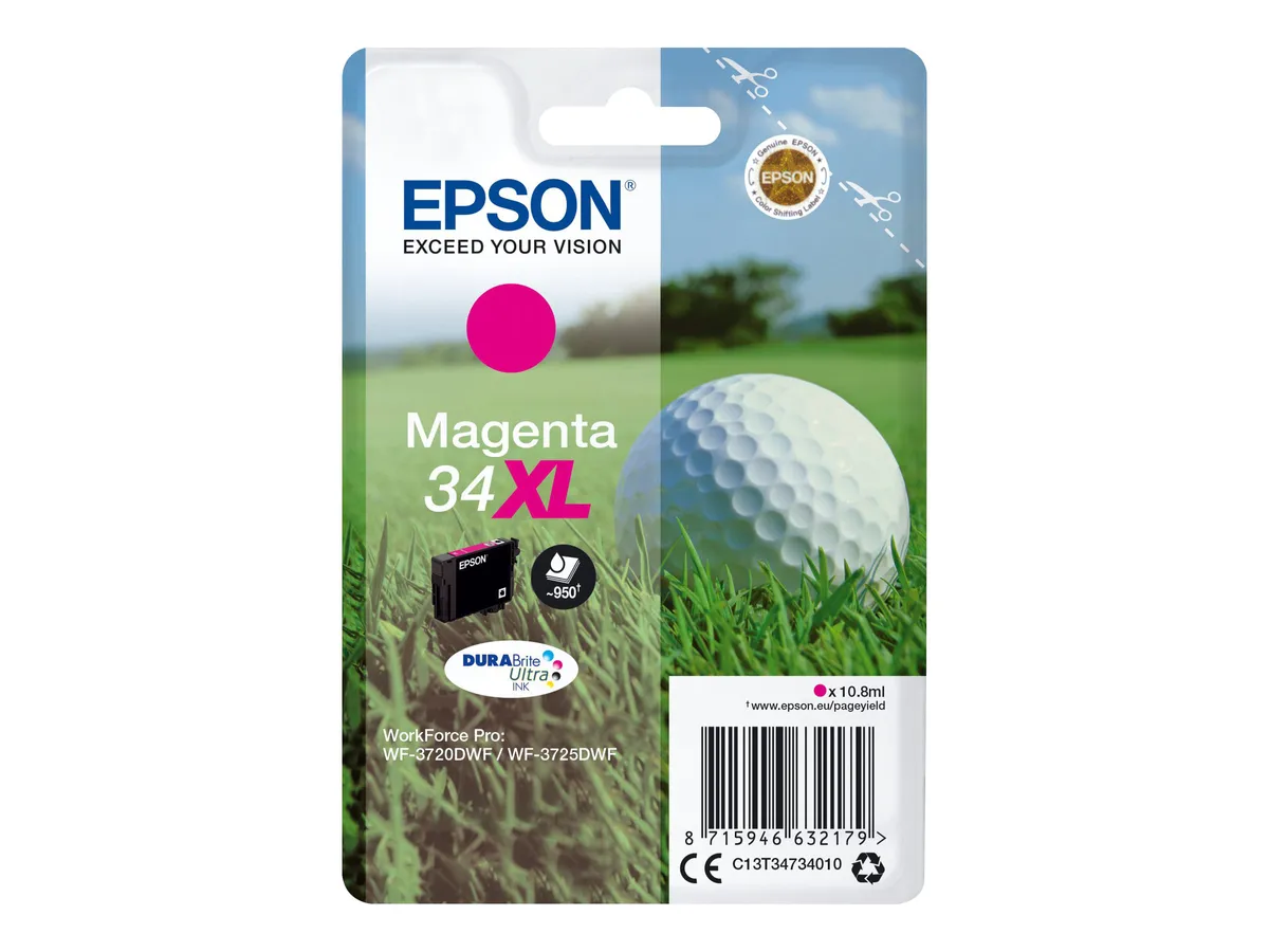 Epson 34XL / T3473 / C13T34734010 / C13T34734020 Tinte magenta