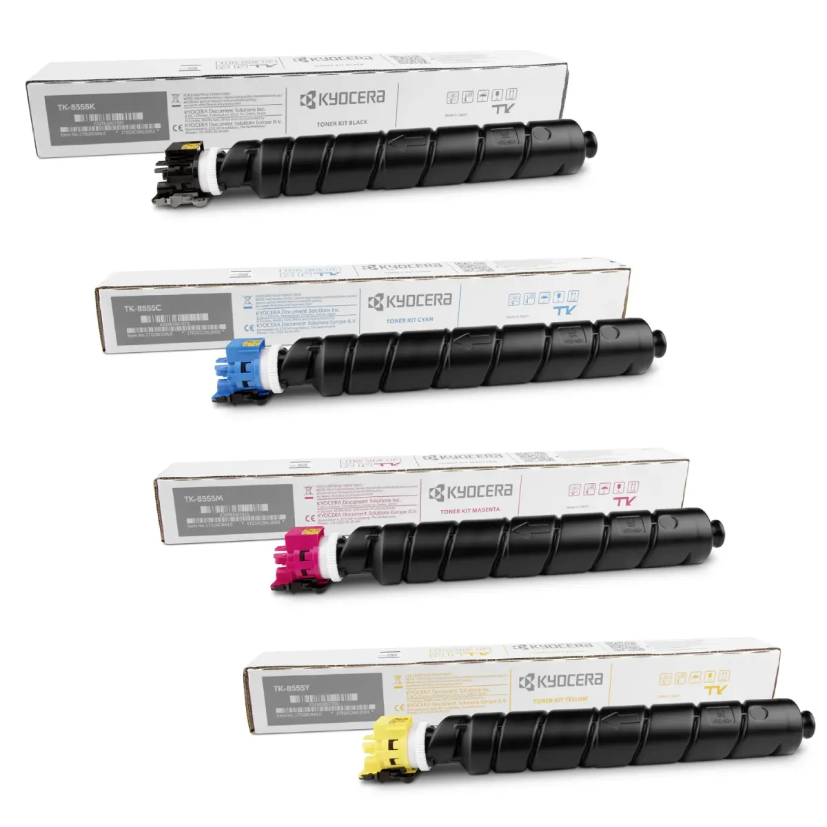 Kyocera TK-8555 Toner Sparset schwarz, cyan, magenta, gelb (4 Stück)
