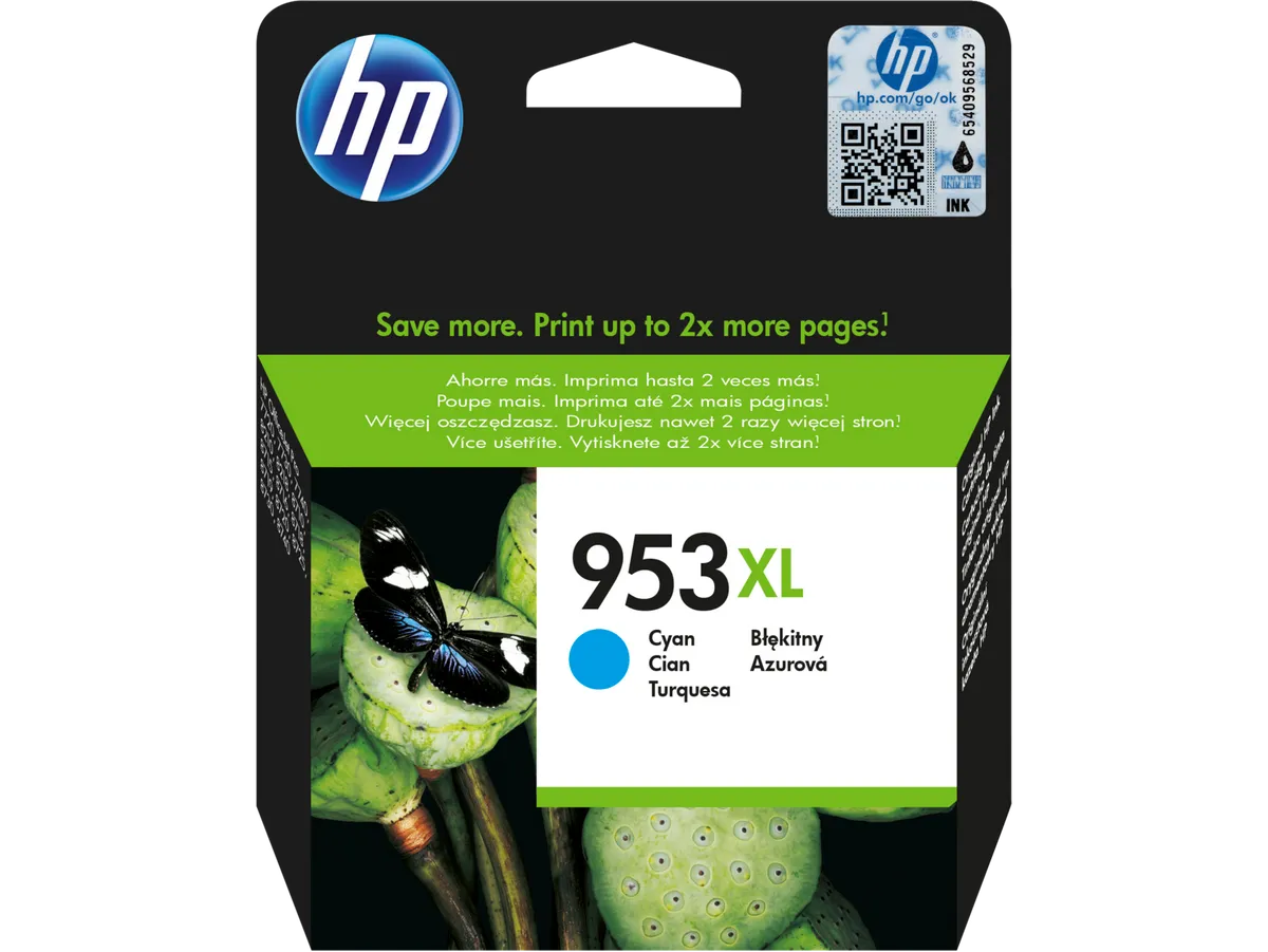 HP 953XL / F6U16AE Tinte cyan
