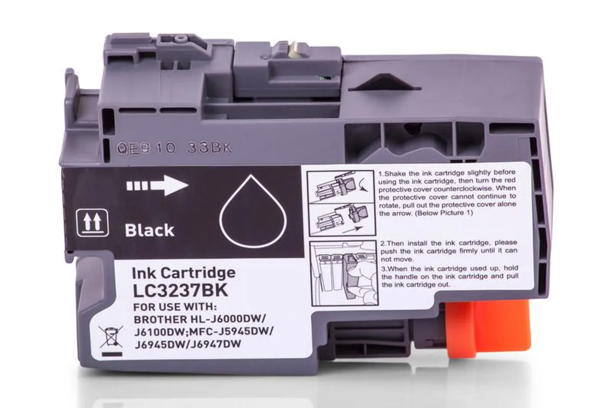 XL Tinte kompatibel zu Brother LC-3237BK / LC-3239BK schwarz