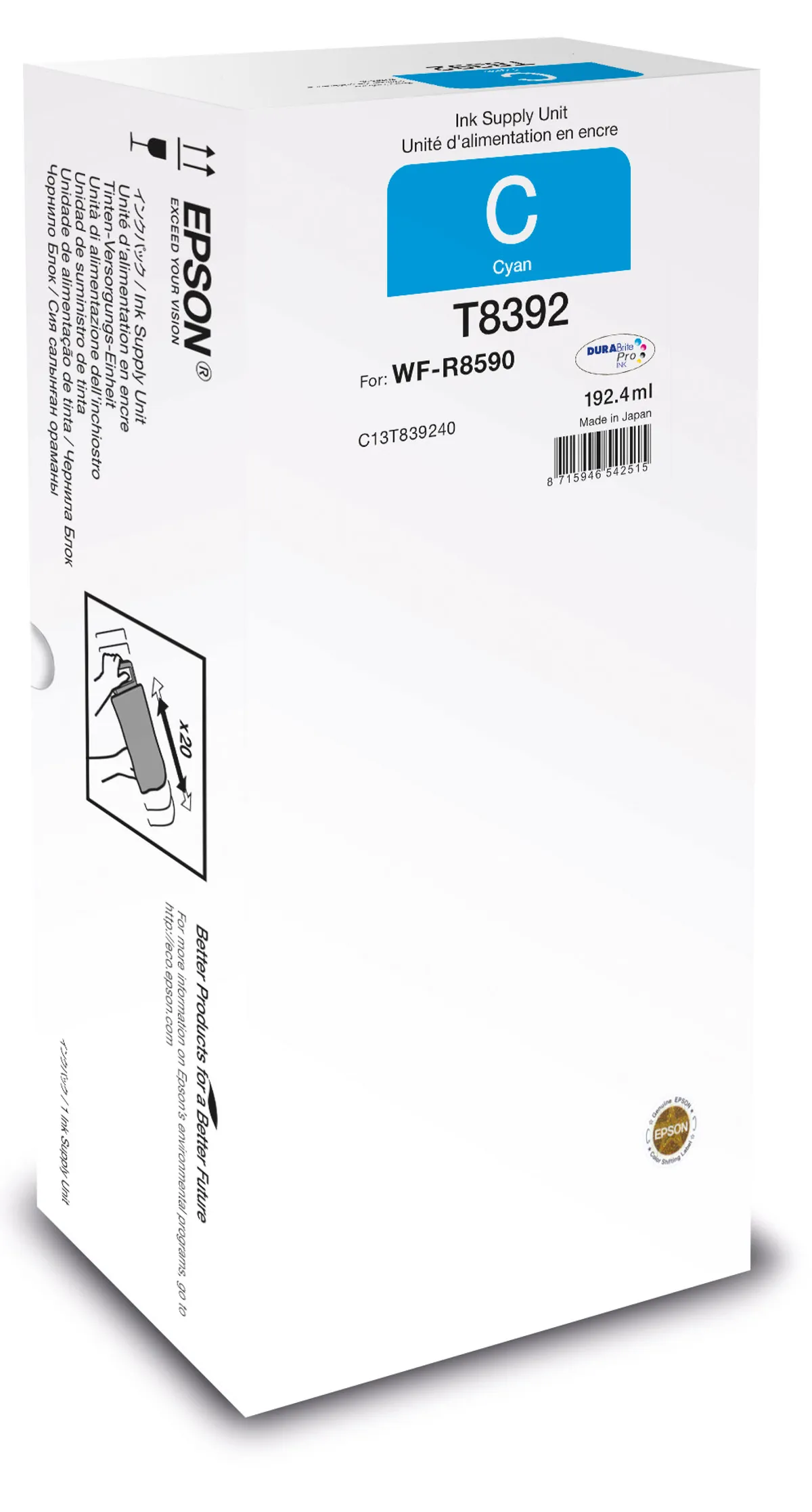 Epson T8392 / C13T839240 Tinte cyan