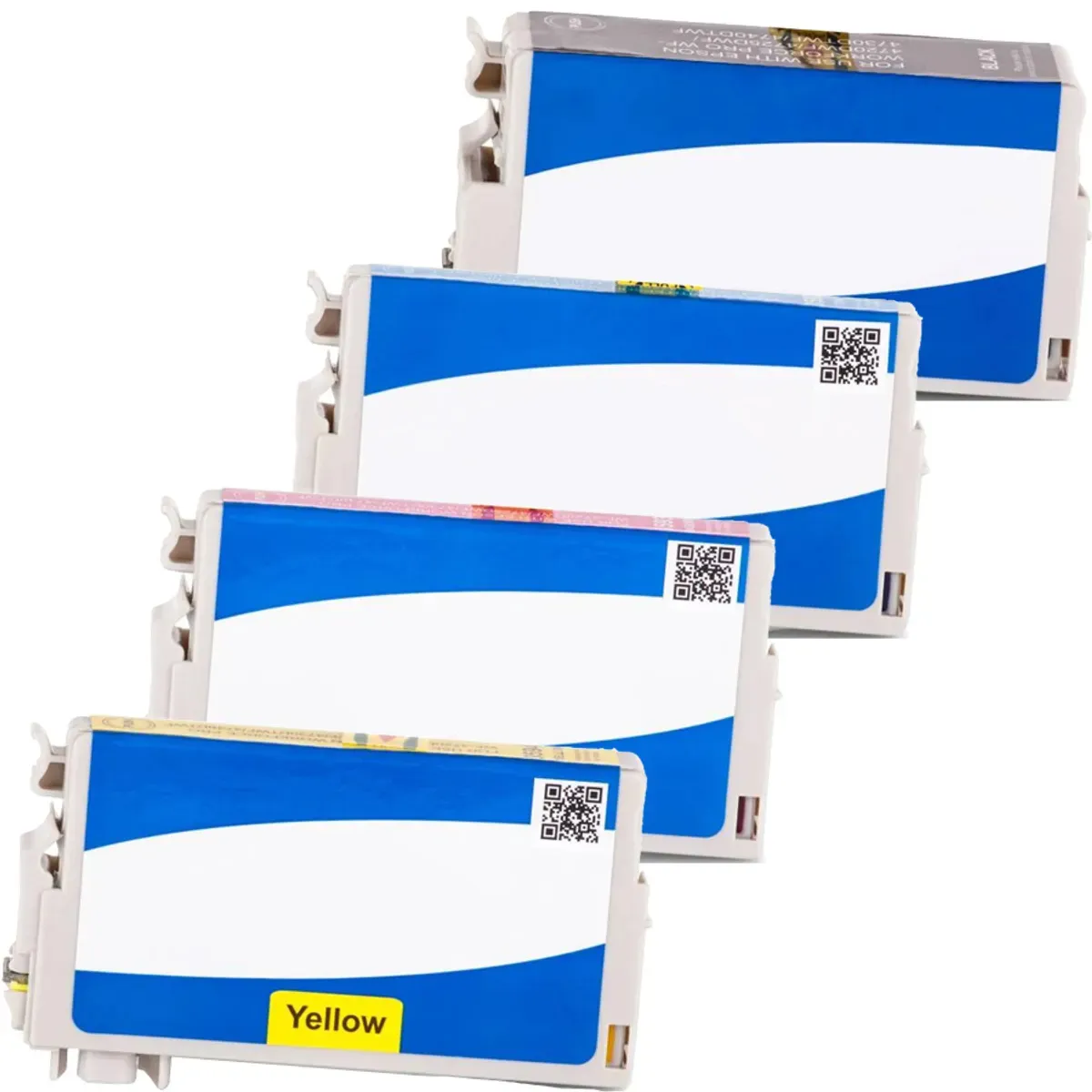 Tinten Sparset kompatibel zu Epson 407 / T07U1 / T07U2 / T07U3 / T07U4 schwarz, cyan, magenta, gelb  (4 Stück)