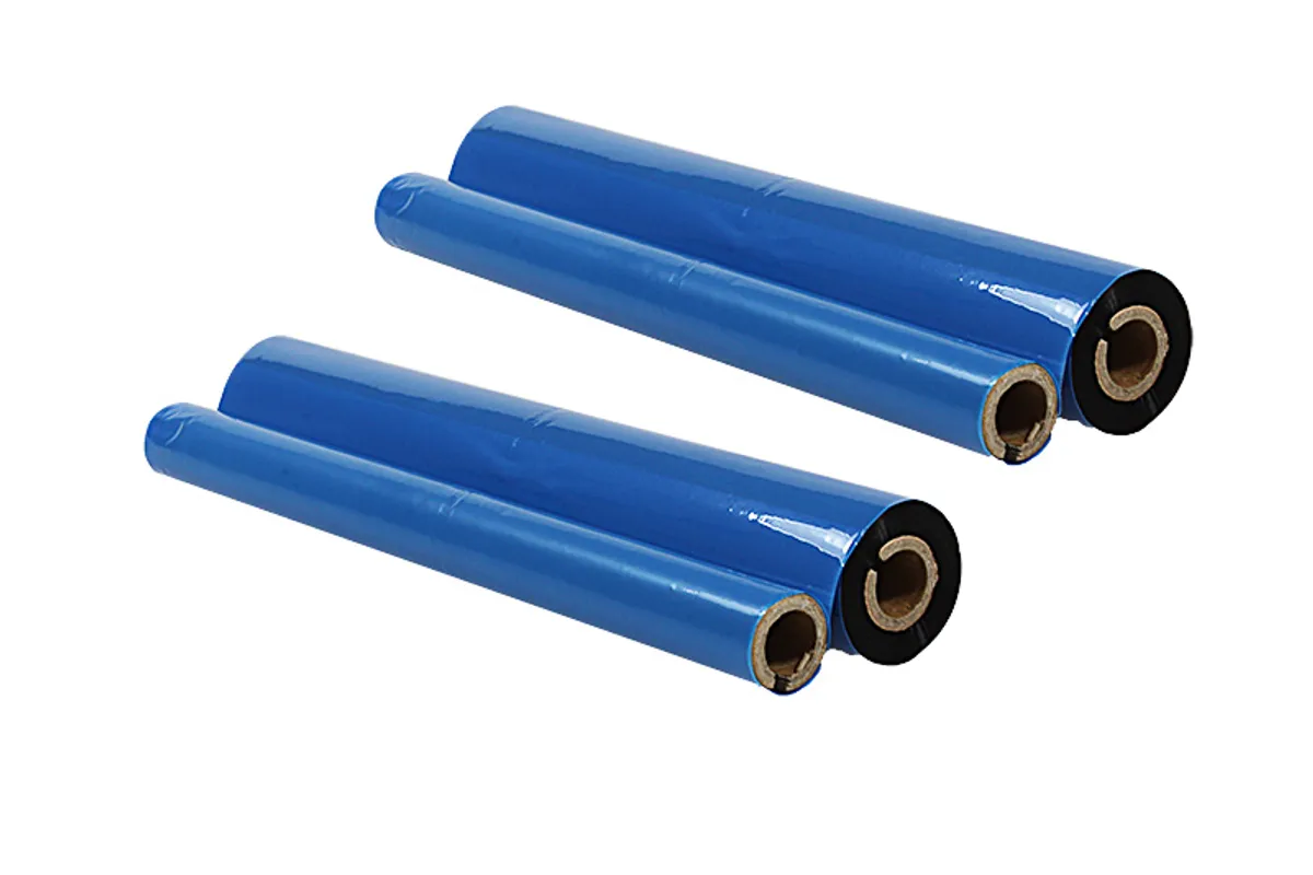 Thermo-Transfer-Rolle Doppelpack kompatibel zu Sharp UX-3CR schwarz  (2 Stück)