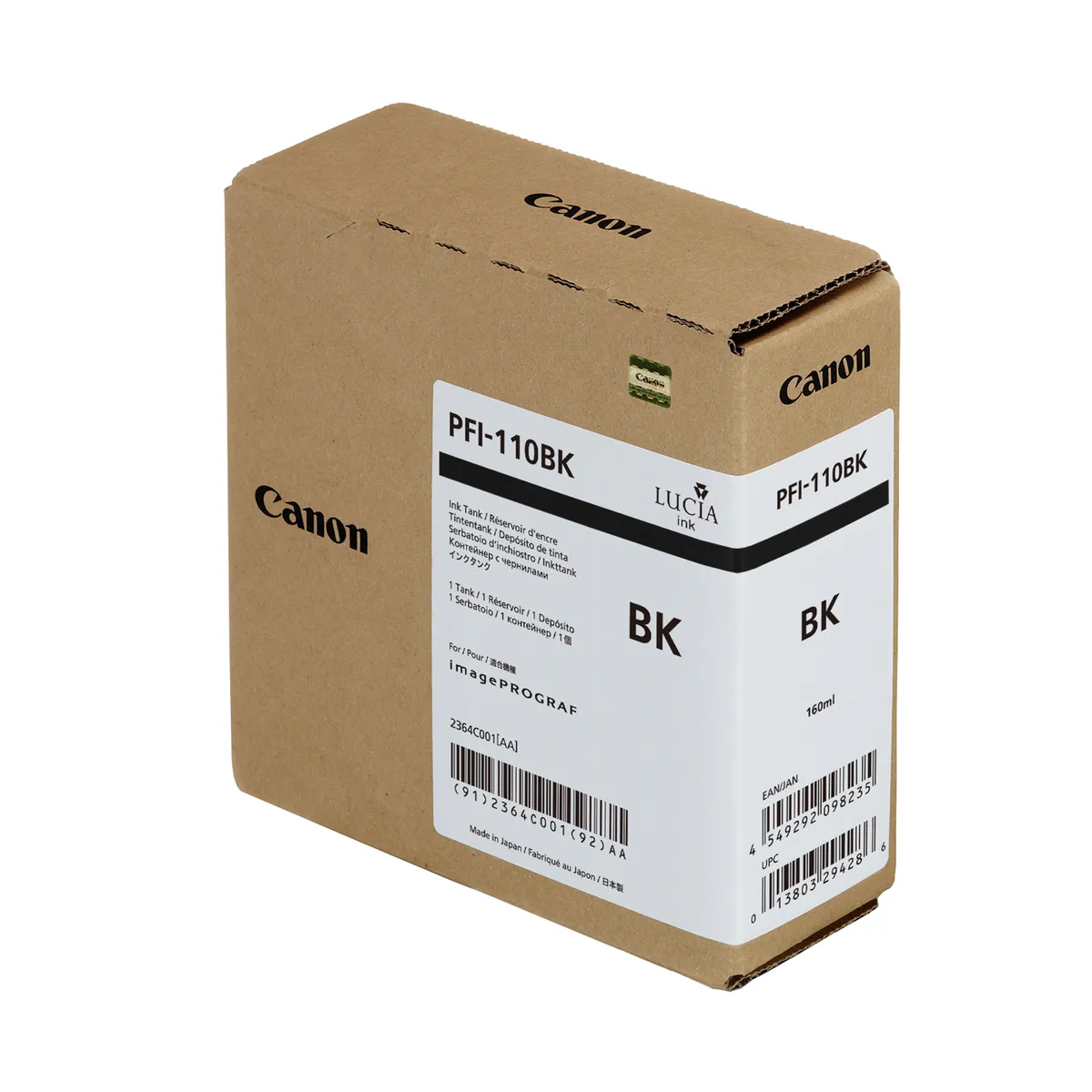 Canon PFI-110 BK / 2364C001 Tinte schwarz