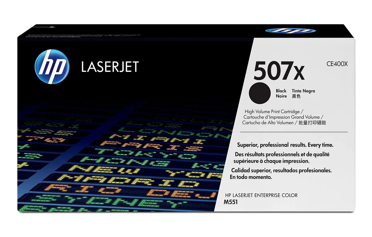 HP 507X / CE400X Toner schwarz