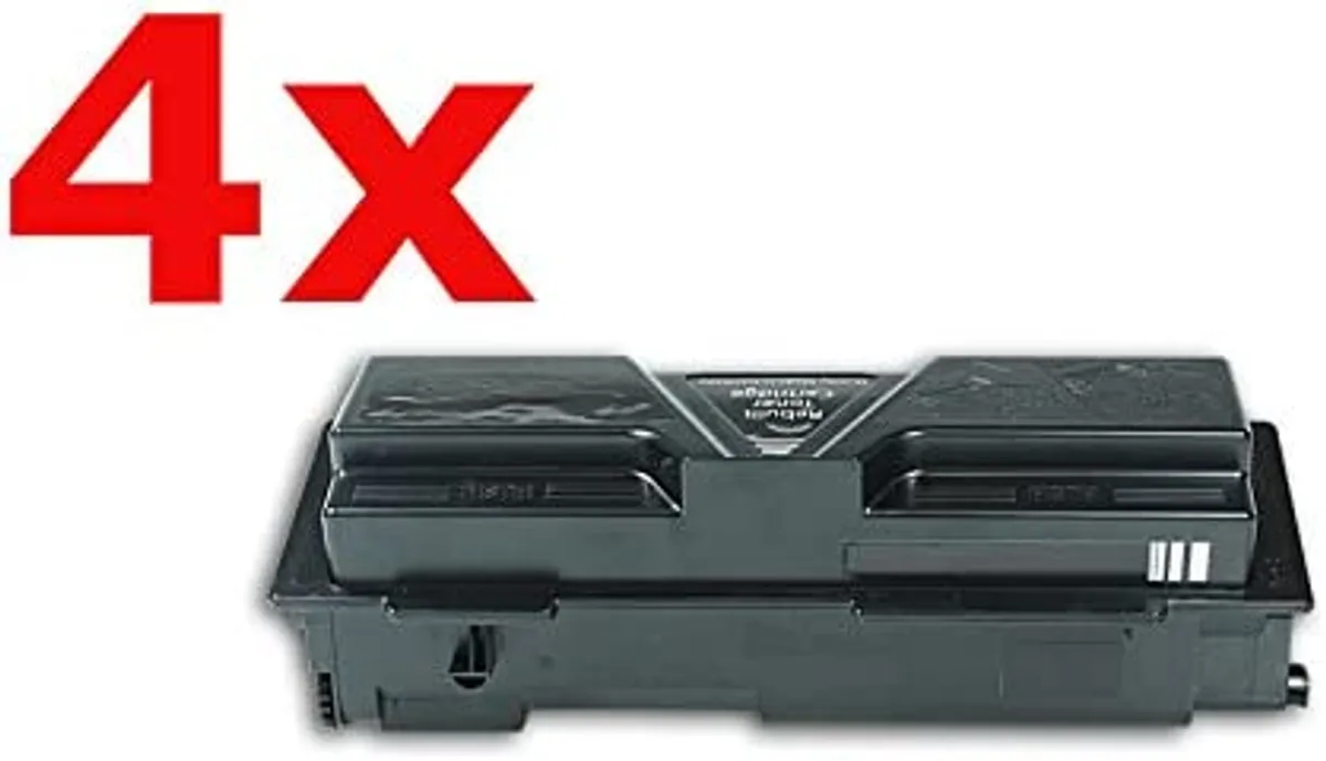 Toner  kompatibel zu Kyocera TK-140 / 1T02H50EU0 schwarz  (4 Stück)