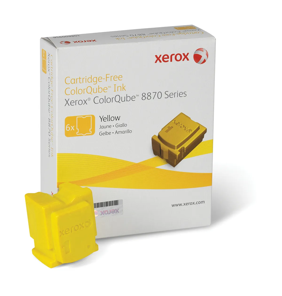 Xerox 108R00956 Festtinte Sparset gelb (6 Stück)