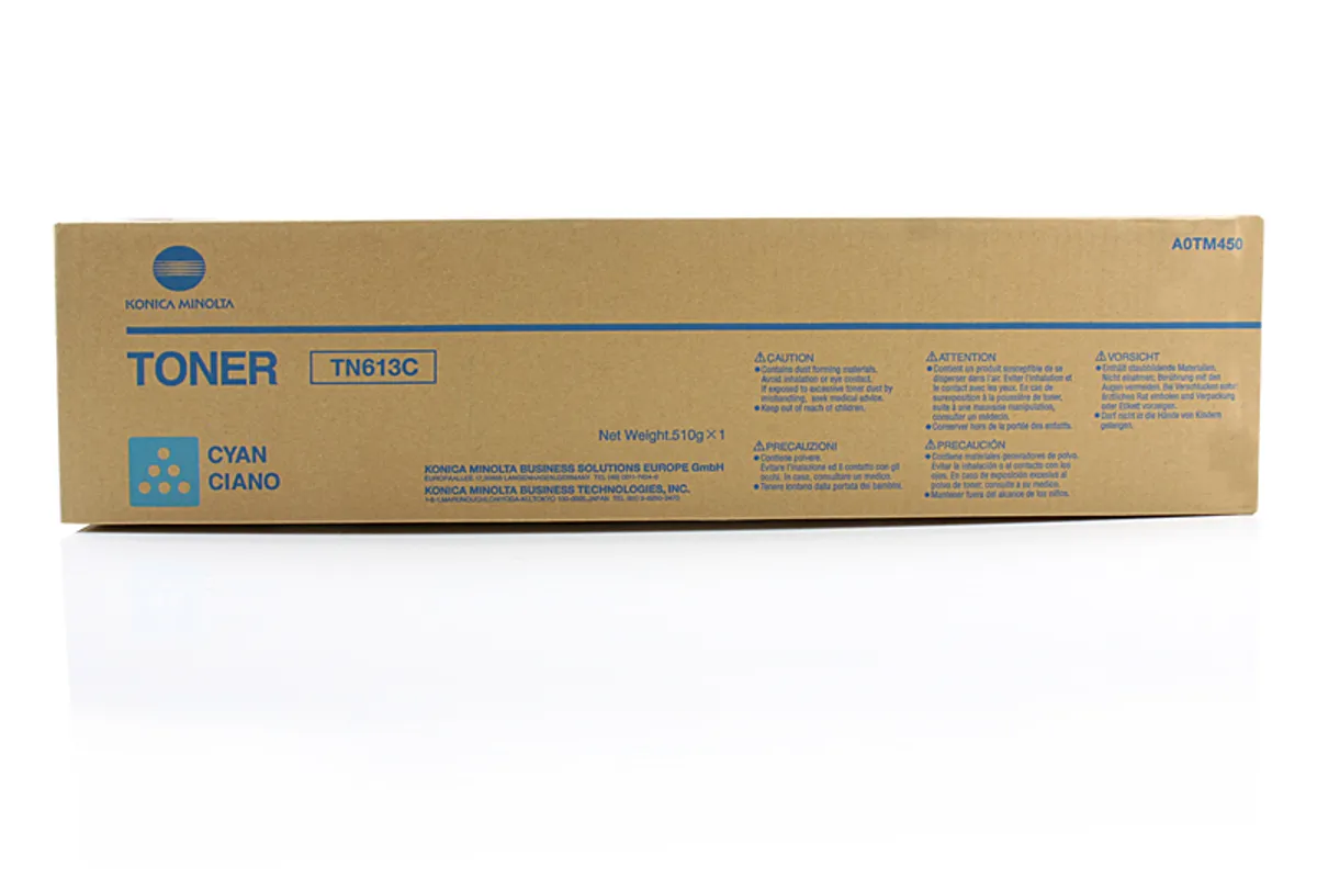 Konica Minolta TN-613 C / A0TM450 Toner cyan