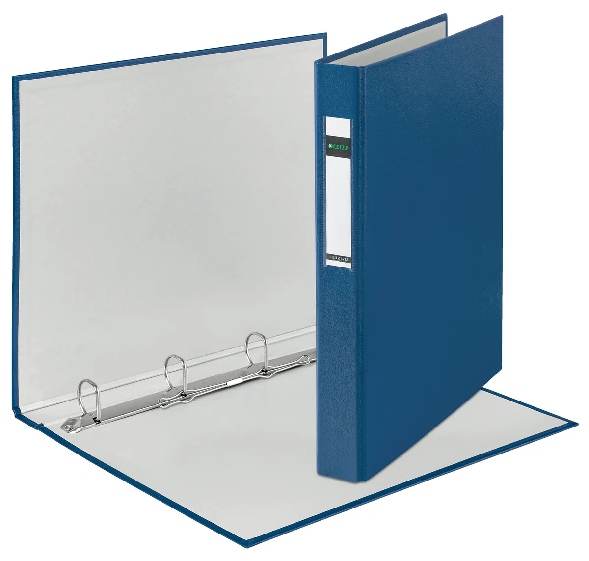 Leitz 42120035 Ringbuch blau (4cm breit, DIN A4, 4 Ringe)