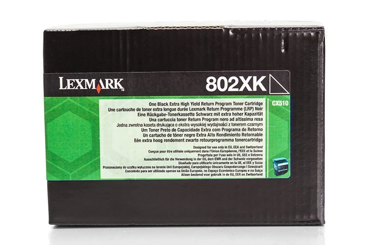 Lexmark 802XK / 80C2XK0 Toner schwarz