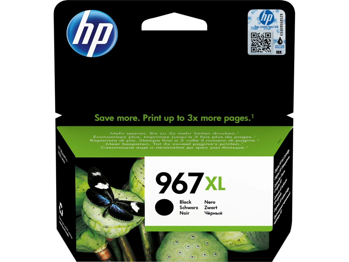 HP 967XL / 3JA31AE Tinte schwarz