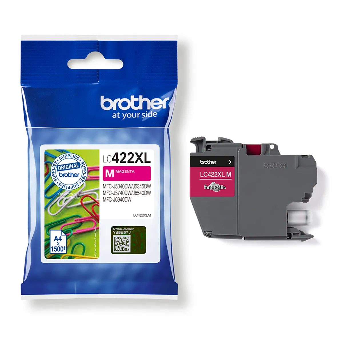 Brother LC-422XL / LC-422XLM Tinte magenta