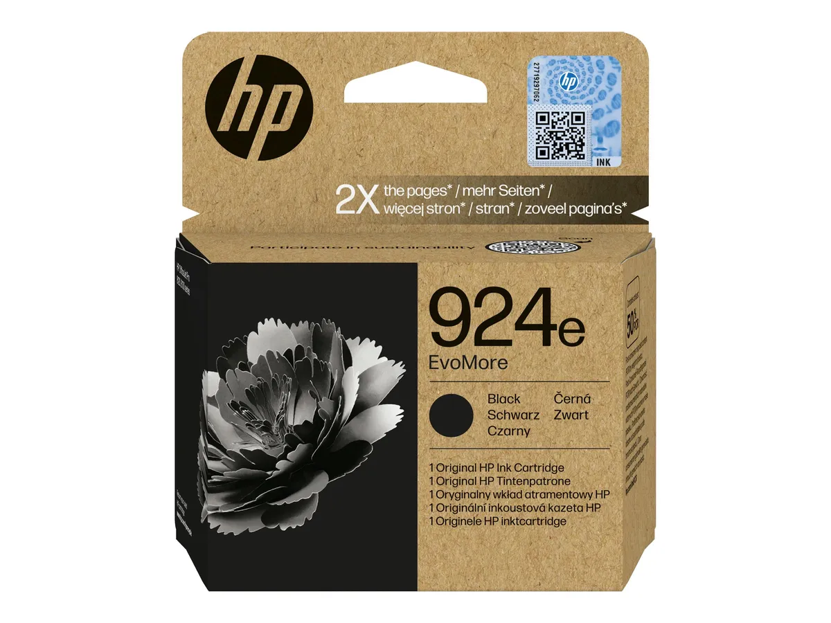 HP 924e / 4K0V0NE Tinte schwarz