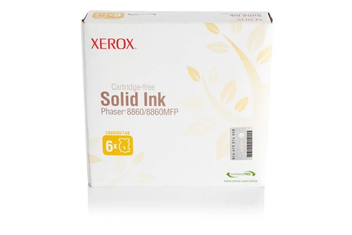 Xerox 108R00748 / 108R00819 Festtinte Sparset gelb (6 Stück)