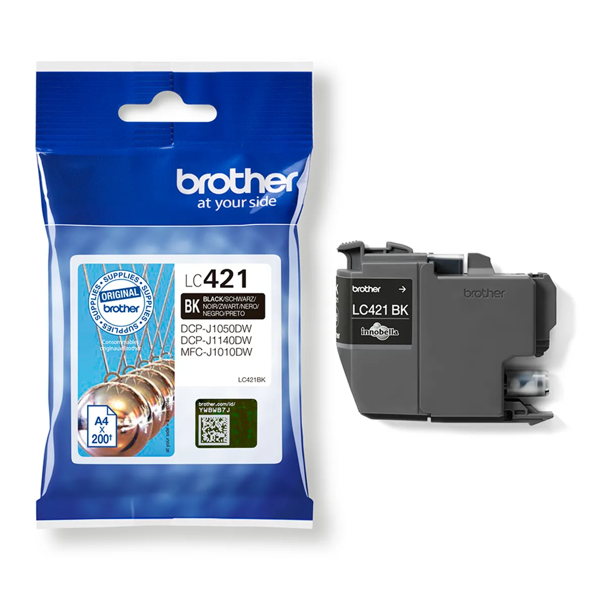 Brother LC-421 / LC-421BK Tinte schwarz