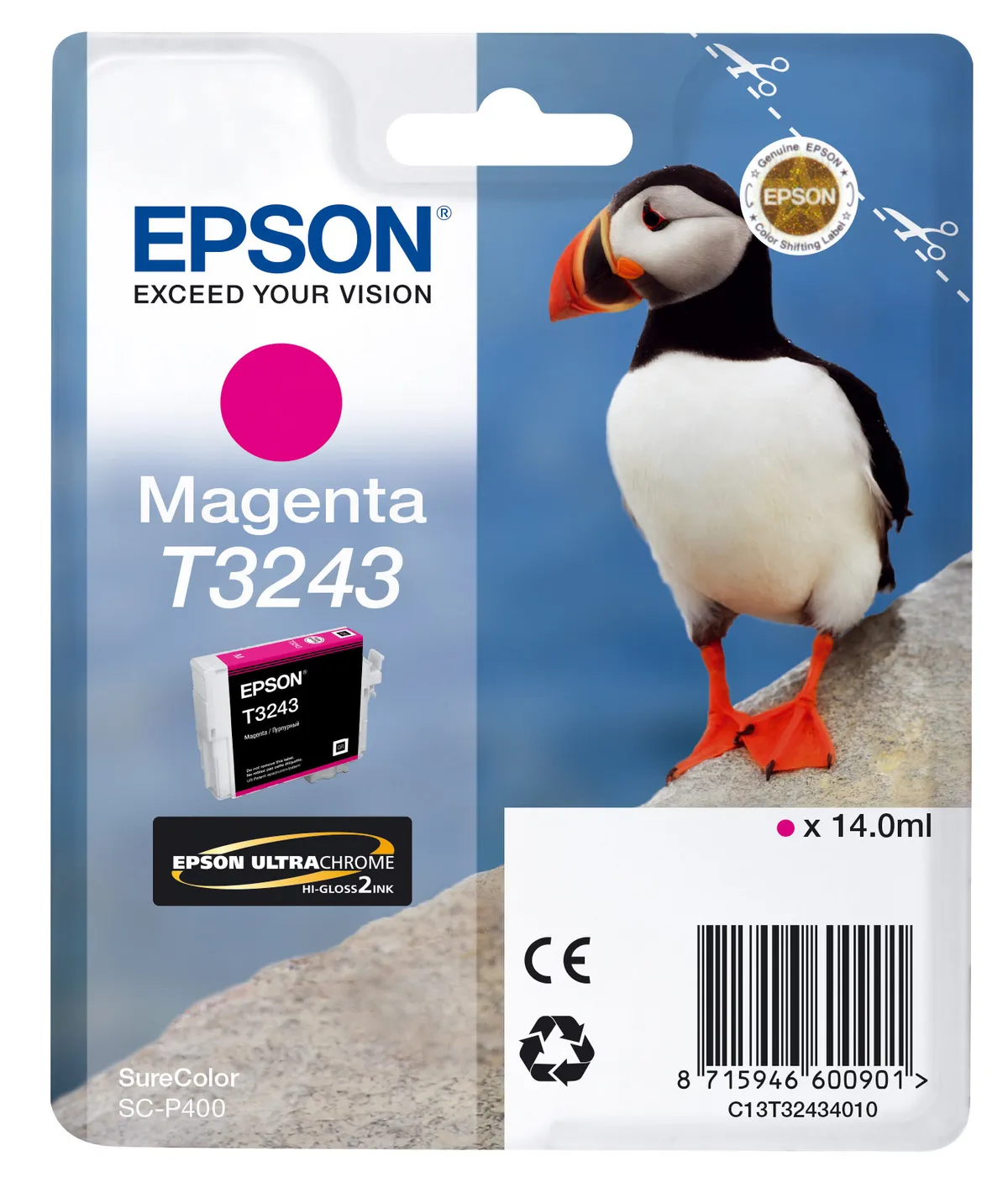 Epson T3243 / C13T32434010 Tinte magenta