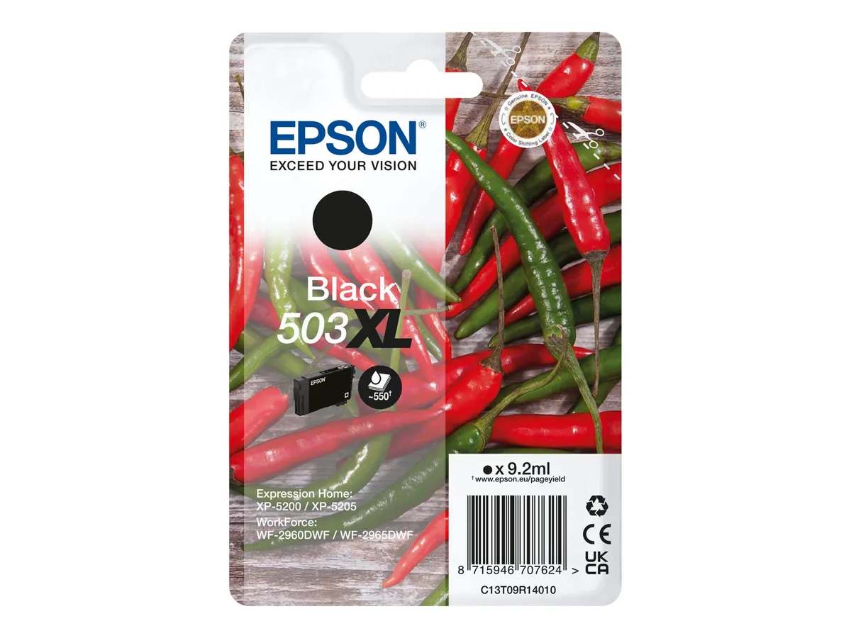 Epson 503XL / T09R1 / C13T09R14010 Tinte schwarz
