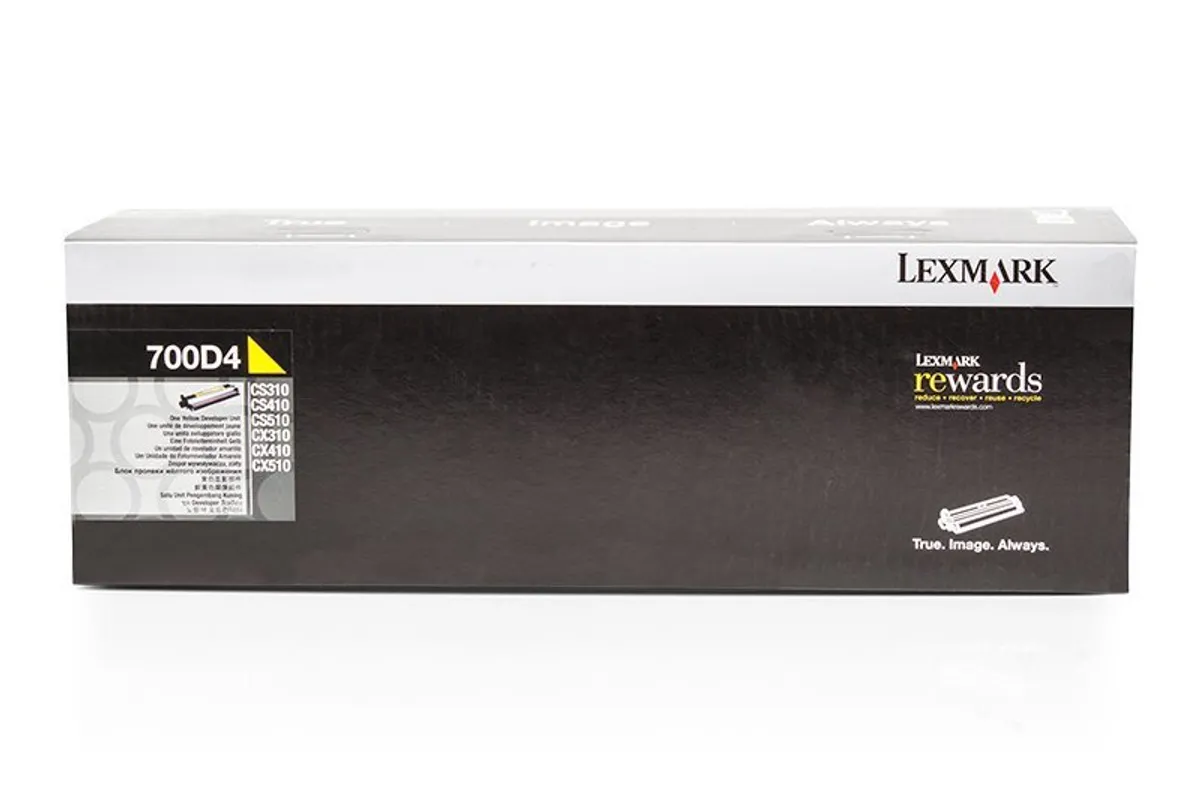 Lexmark 700D4 / 70C0D40 Entwickler gelb