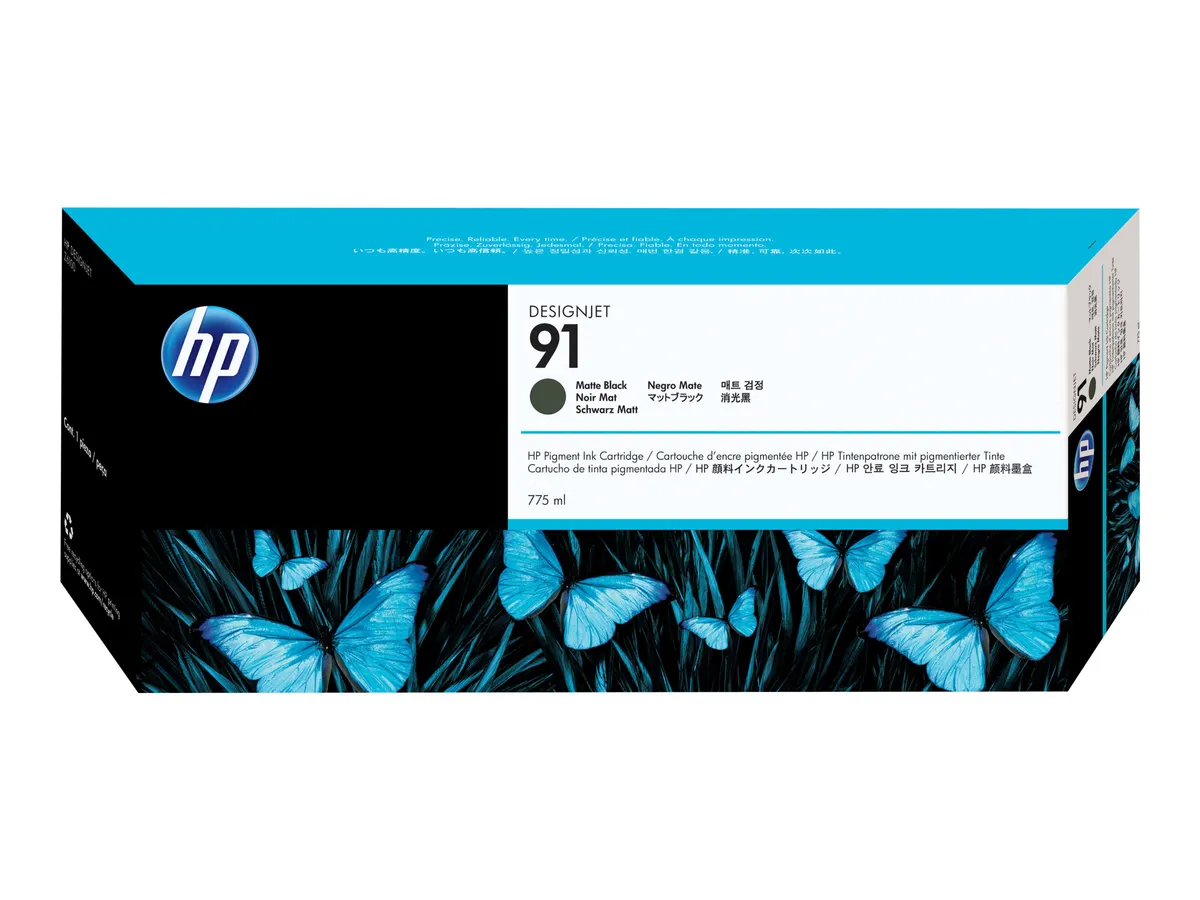HP 91 / C9464A Tinte matt schwarz