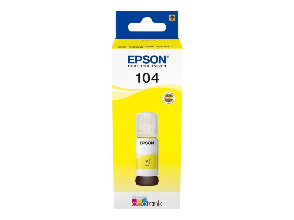 Epson 104 / T00P4 / C13T00P440 Tintenflasche gelb