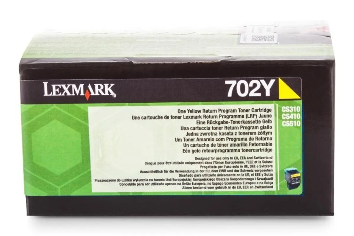 Lexmark 702Y / 70C20Y0 Toner gelb