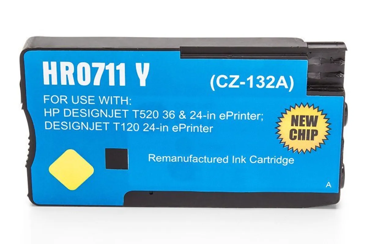 XL Tinte kompatibel zu HP 711 / CZ132A gelb