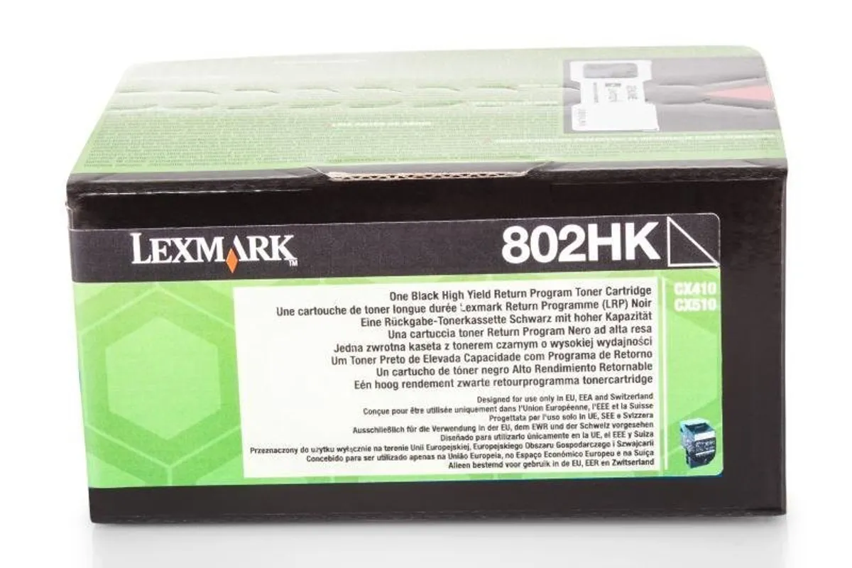 Lexmark 802HK / 80C2HK0 Toner schwarz