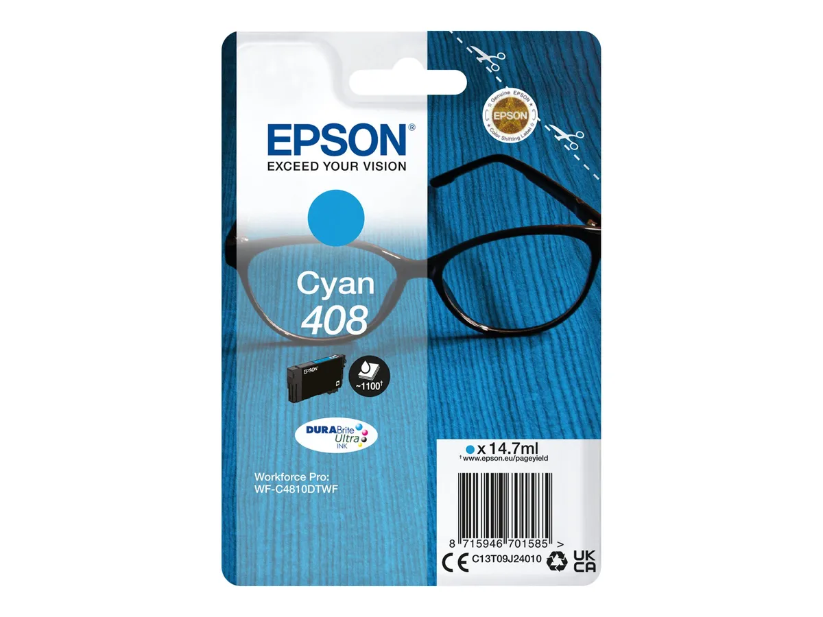 Epson 408 / T09J2 / C13T09J24010 Tinte cyan