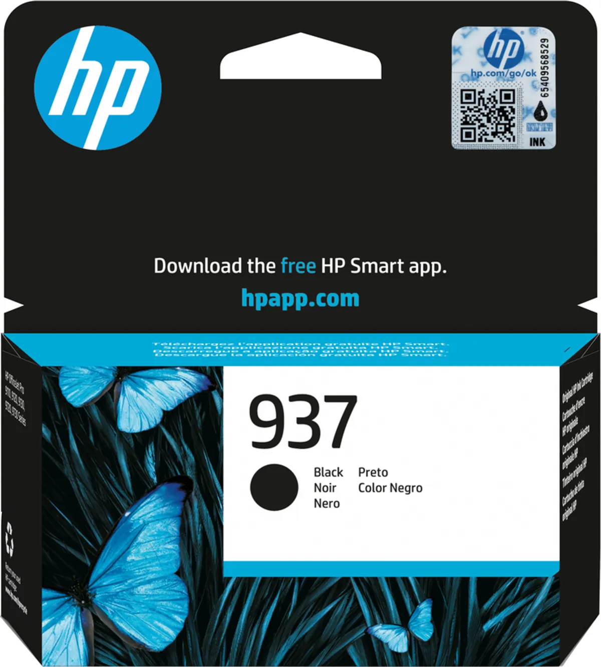 HP 937 / 4S6W5NE Tinte schwarz