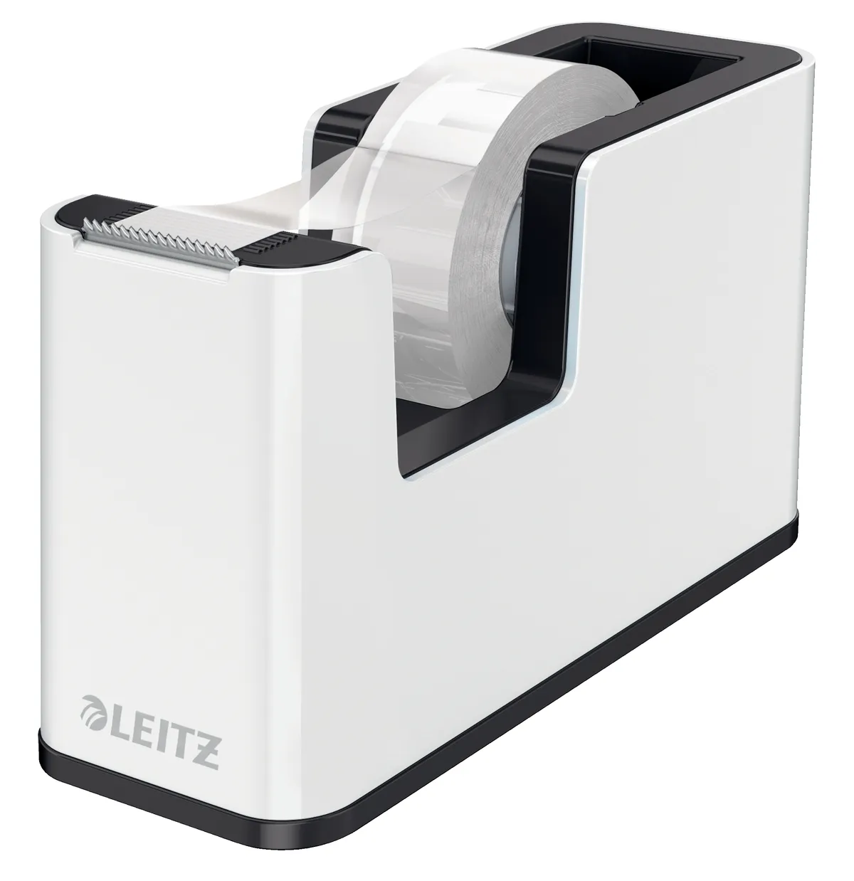 Leitz WOW Duo Colour / 53641095 Klebeband-Tischabroller weiß, schwarz