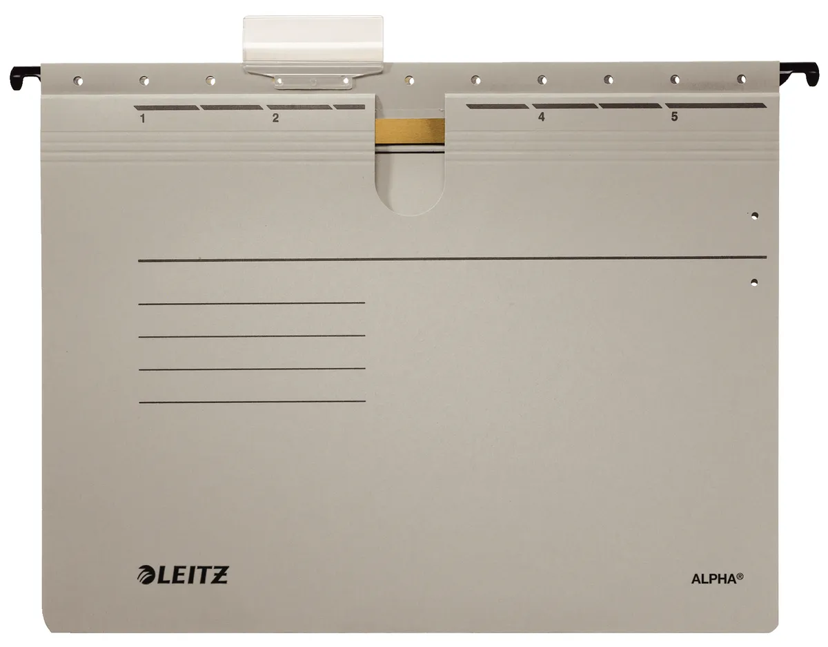Leitz Alpha / 19843085 Hängehefter  grau (5 Stück)