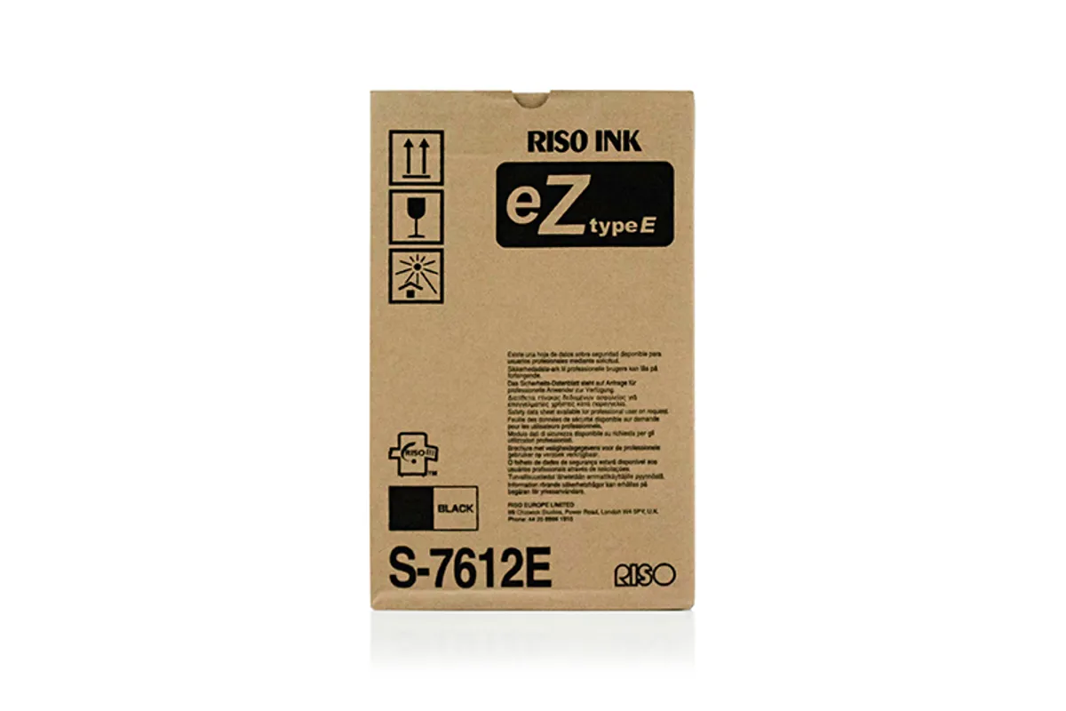 Riso S-8113E / S-8113 / S-4253E / S-7612E / S-6930E Tinten Doppelpack schwarz (2 Stück)