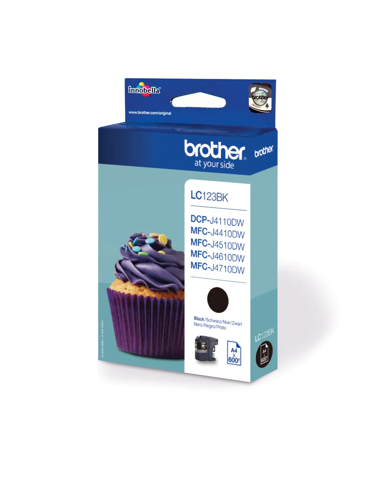 Brother LC-123BK / LC-123BKBP / LC-123BKBPDR Tinte schwarz