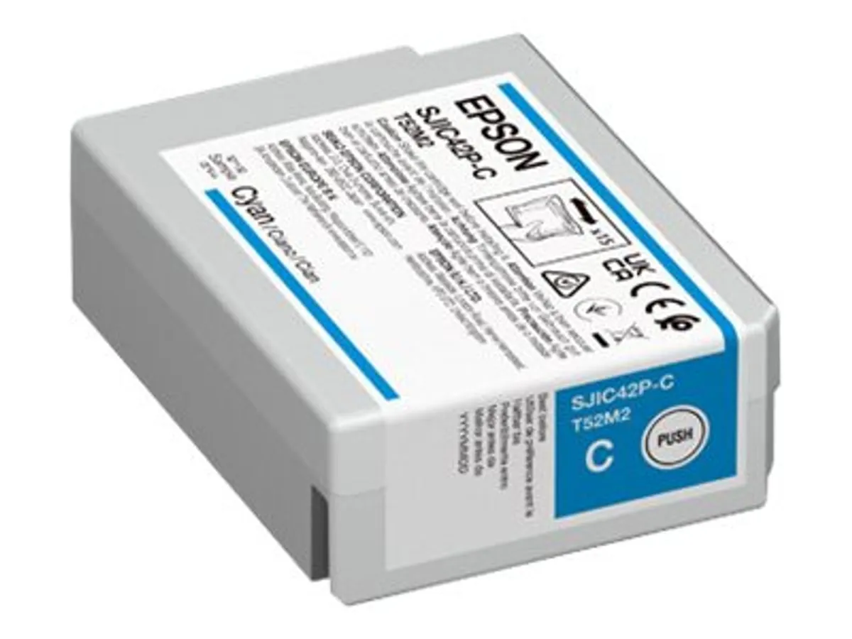 Epson S-JIC42P-C / T52M2 / C13T52M240 Tinte cyan