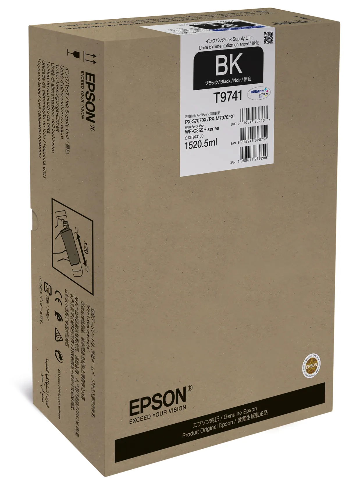 Epson T9741 / C13T974100 Tinte schwarz