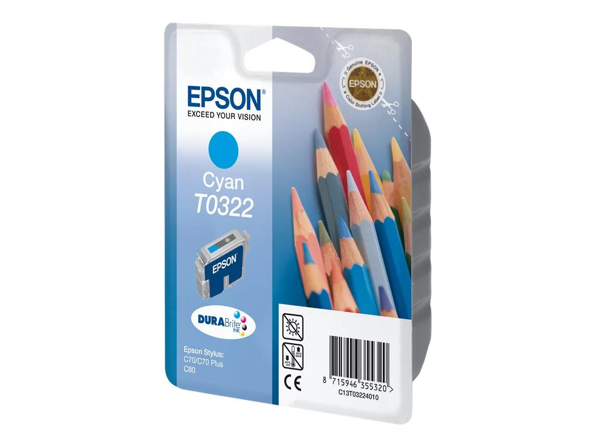 Epson T0322 / C13T03224010 Tinte cyan